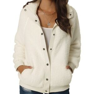 Women's Cozy White Sweater